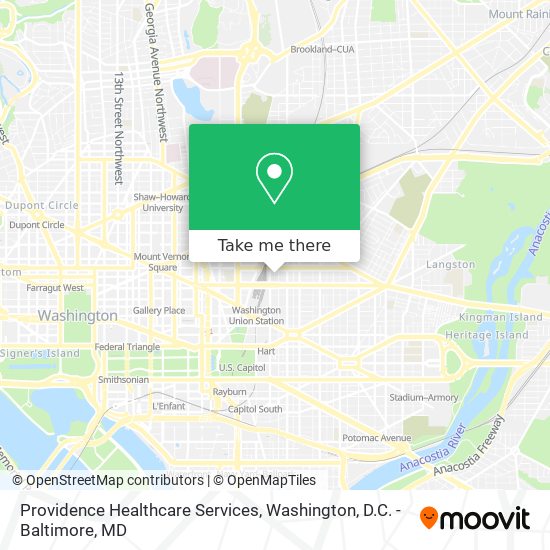 Providence Healthcare Services map