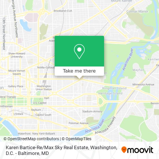 Karen Bartice-Re / Max Sky Real Estate map