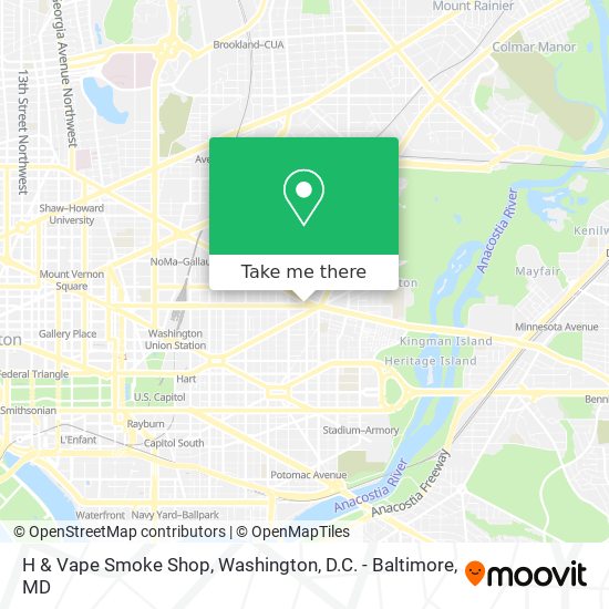 H & Vape Smoke Shop map