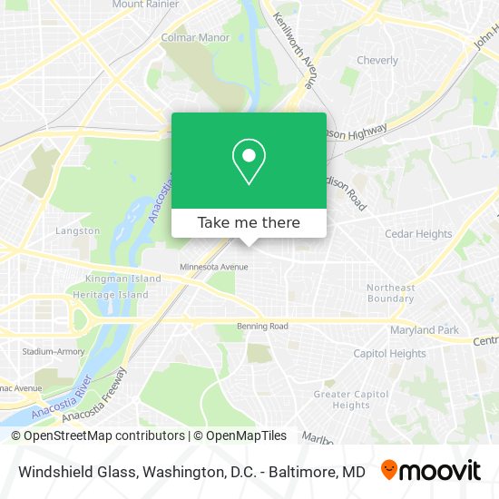 Windshield Glass map