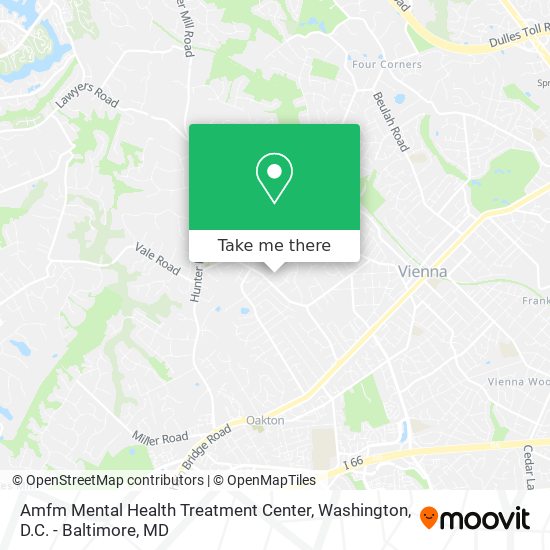 Amfm Mental Health Treatment Center map