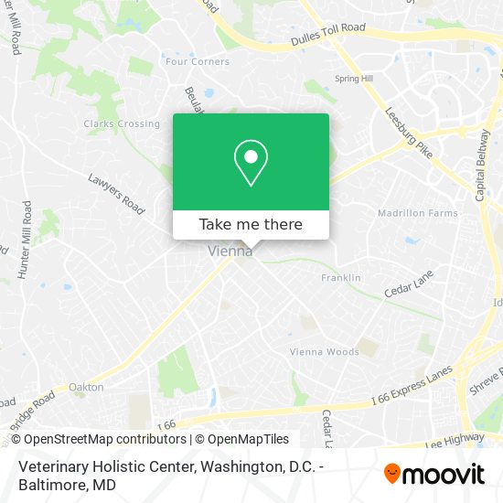 Veterinary Holistic Center map