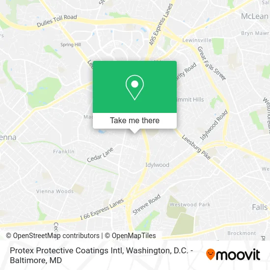 Protex Protective Coatings Intl map