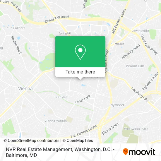 NVR Real Estate Management map