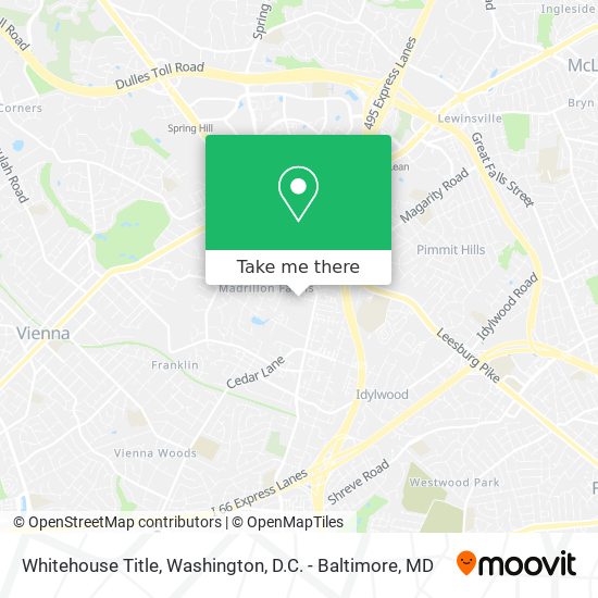 Mapa de Whitehouse Title