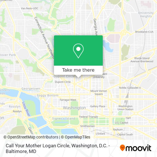 Mapa de Call Your Mother Logan Circle