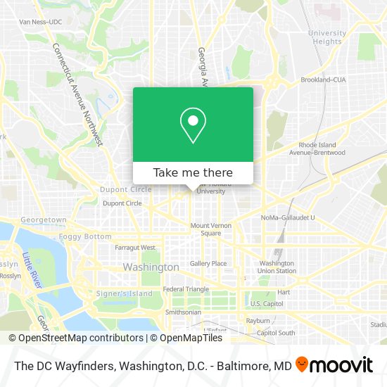 Mapa de The DC Wayfinders