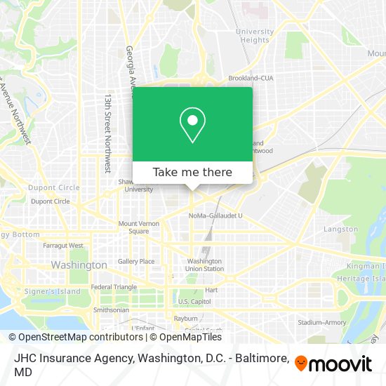 JHC Insurance Agency map