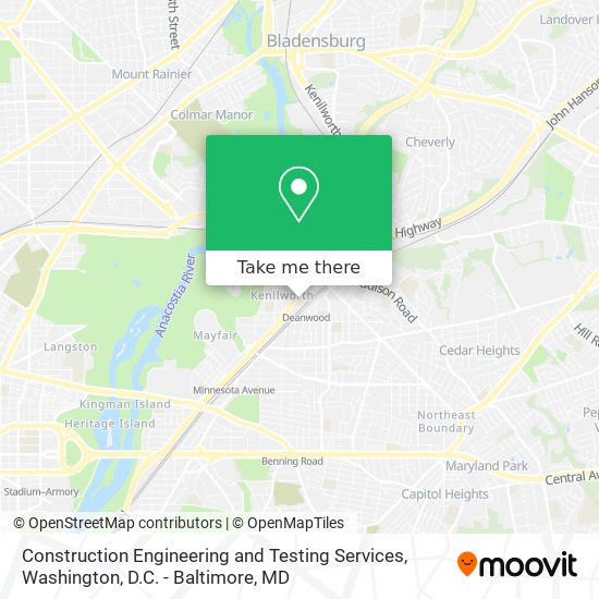 Construction Engineering and Testing Services map