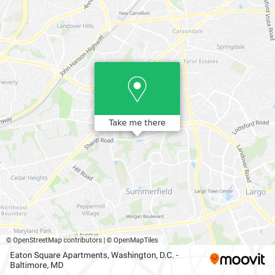 Eaton Square Apartments map