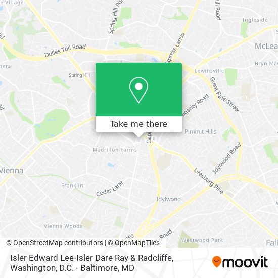 Mapa de Isler Edward Lee-Isler Dare Ray & Radcliffe