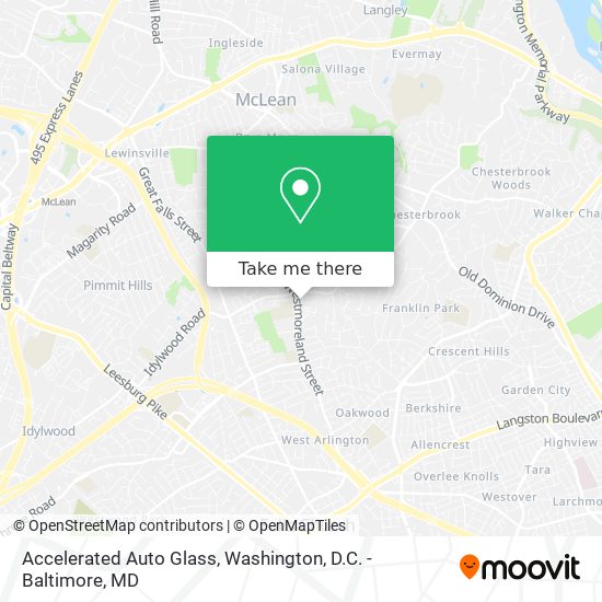 Mapa de Accelerated Auto Glass