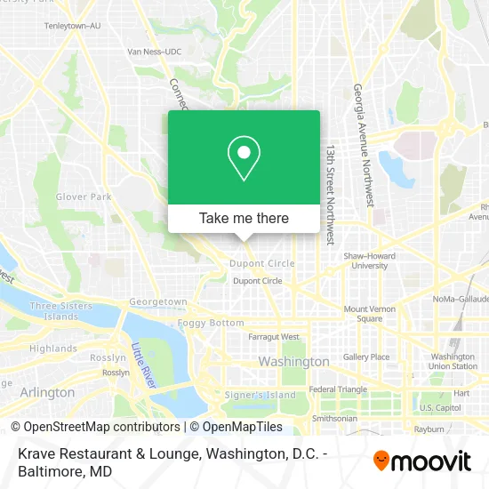 Krave Restaurant & Lounge map