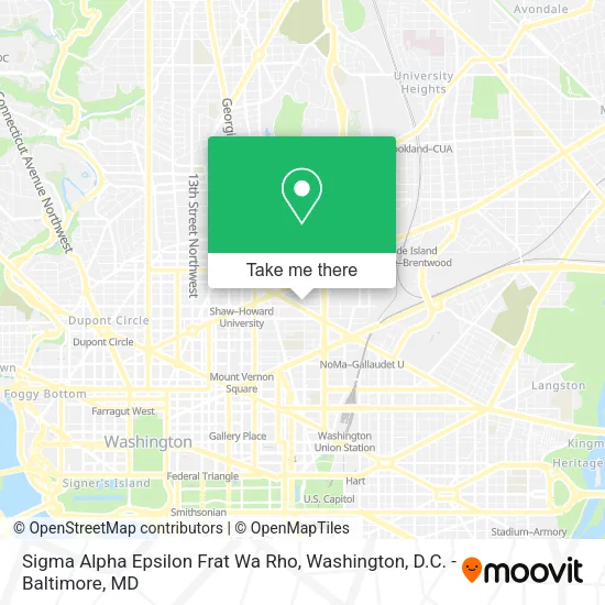 Sigma Alpha Epsilon Frat Wa Rho map