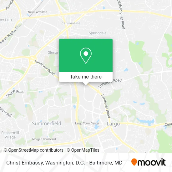 Christ Embassy map