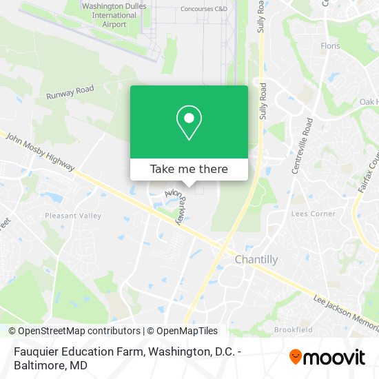 Fauquier Education Farm map