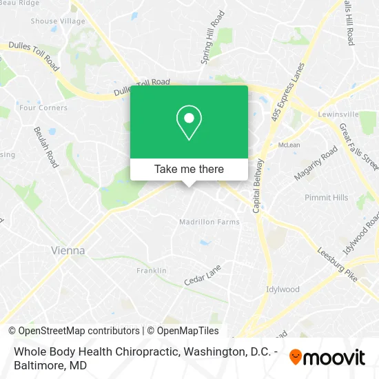Whole Body Health Chiropractic map