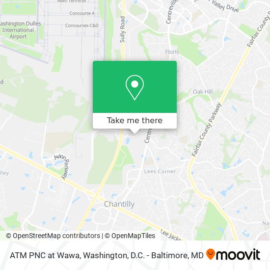 ATM PNC at Wawa map