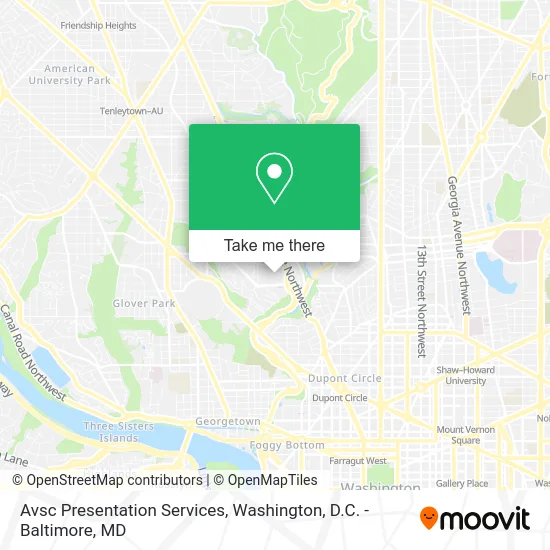 Avsc Presentation Services map