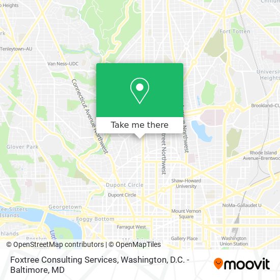 Foxtree Consulting Services map