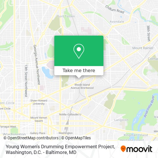 Mapa de Young Women's Drumming Empowerment Project