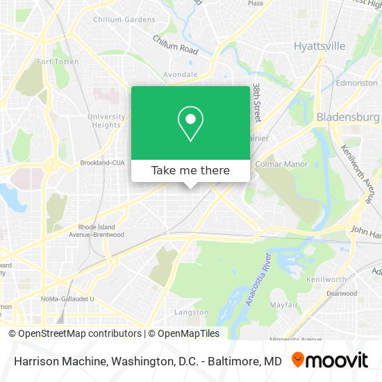 Harrison Machine map