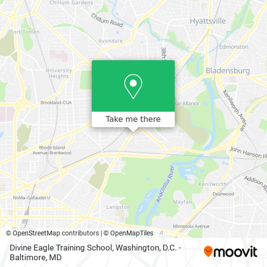 Mapa de Divine Eagle Training School