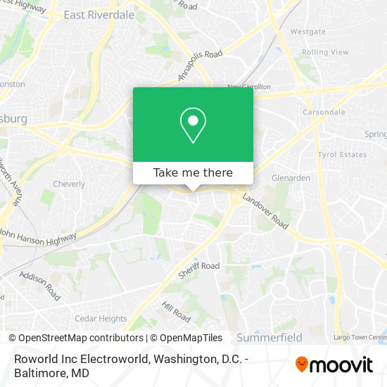 Roworld Inc Electroworld map