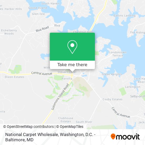 National Carpet Wholesale map