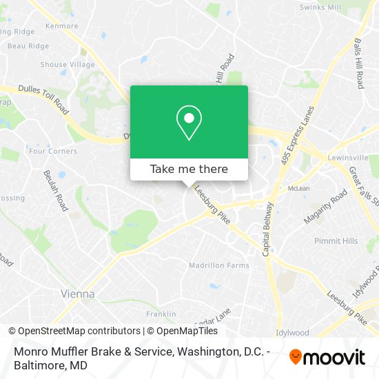 Monro Muffler Brake & Service map