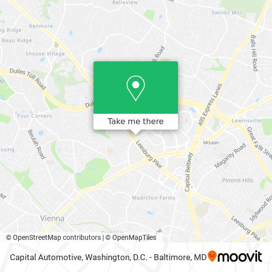 Capital Automotive map