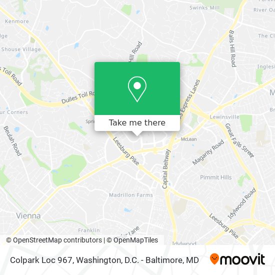 Colpark Loc 967 map