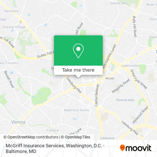 McGriff Insurance Services map