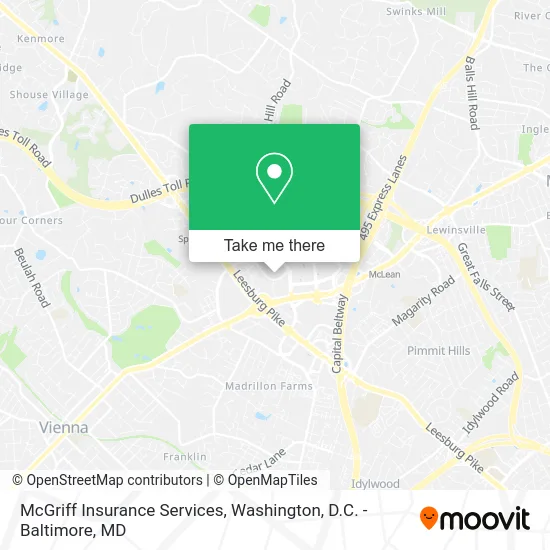 McGriff Insurance Services map