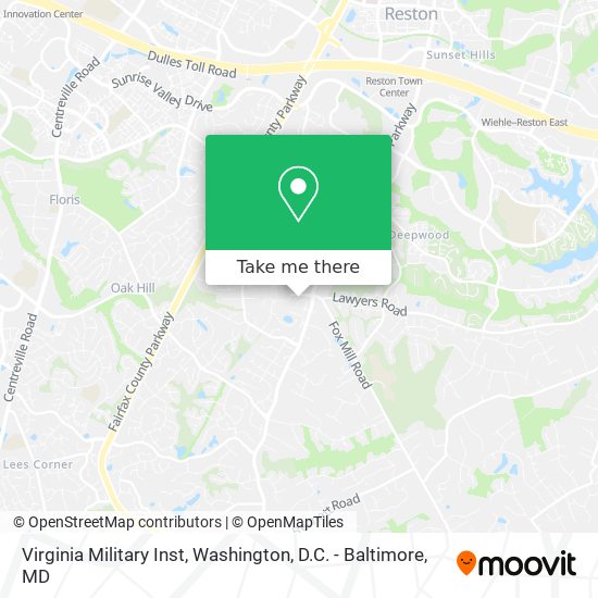 Virginia Military Inst map