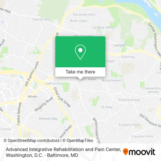 Advanced Integrative Rehabilitation and Pain Center map