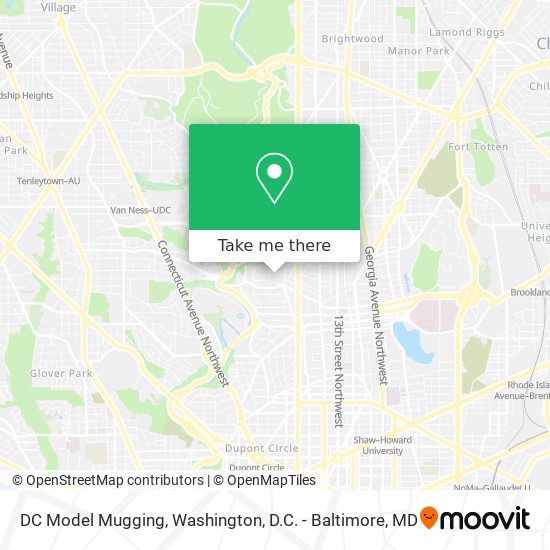 Mapa de DC Model Mugging