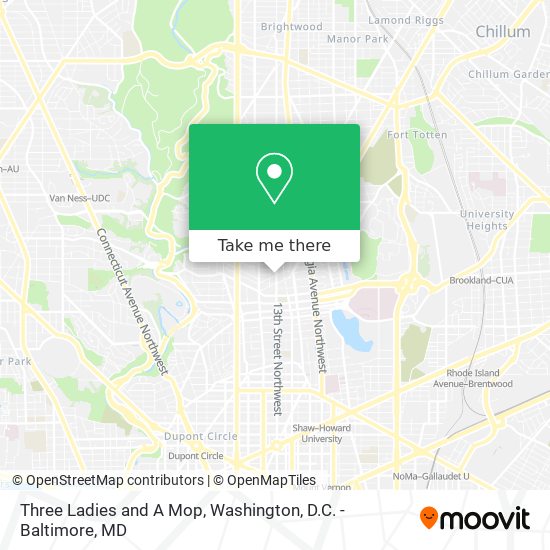 Mapa de Three Ladies and A Mop