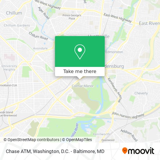 Chase ATM map