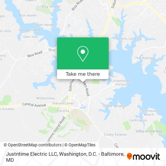 Justntime Electric LLC map