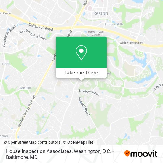 House Inspection Associates map
