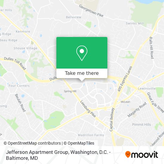 Mapa de Jefferson Apartment Group