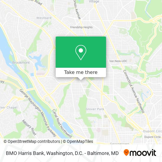 BMO Harris Bank map