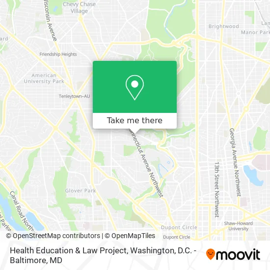 Health Education & Law Project map