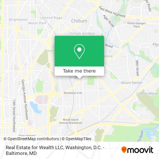 Mapa de Real Estate for Wealth LLC