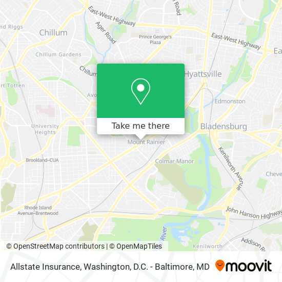 Allstate Insurance map