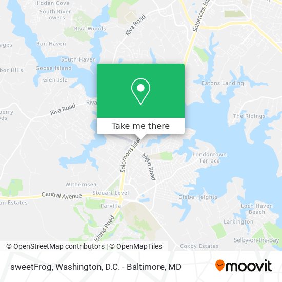 sweetFrog map