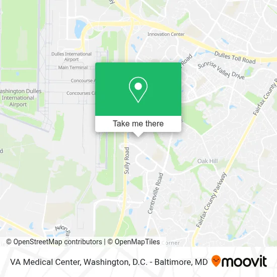 VA Medical Center map