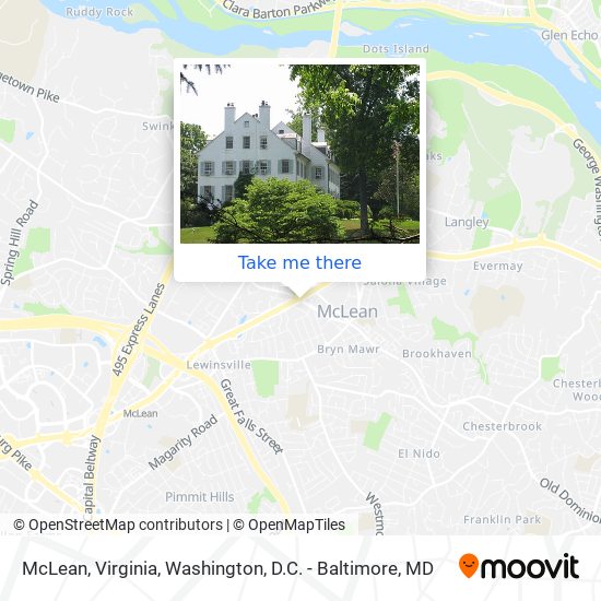 McLean, Virginia map