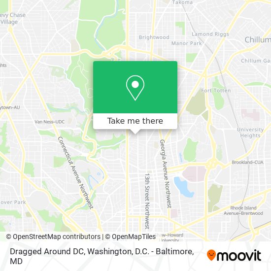 Mapa de Dragged Around DC